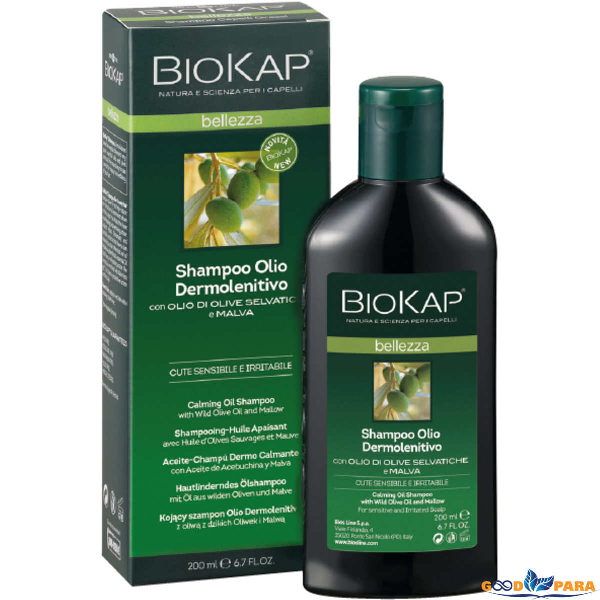 BP BIOKAP SHP- HUILE APAISANT CUIR CHEVELU SENSIBLE ET IRRITE 200