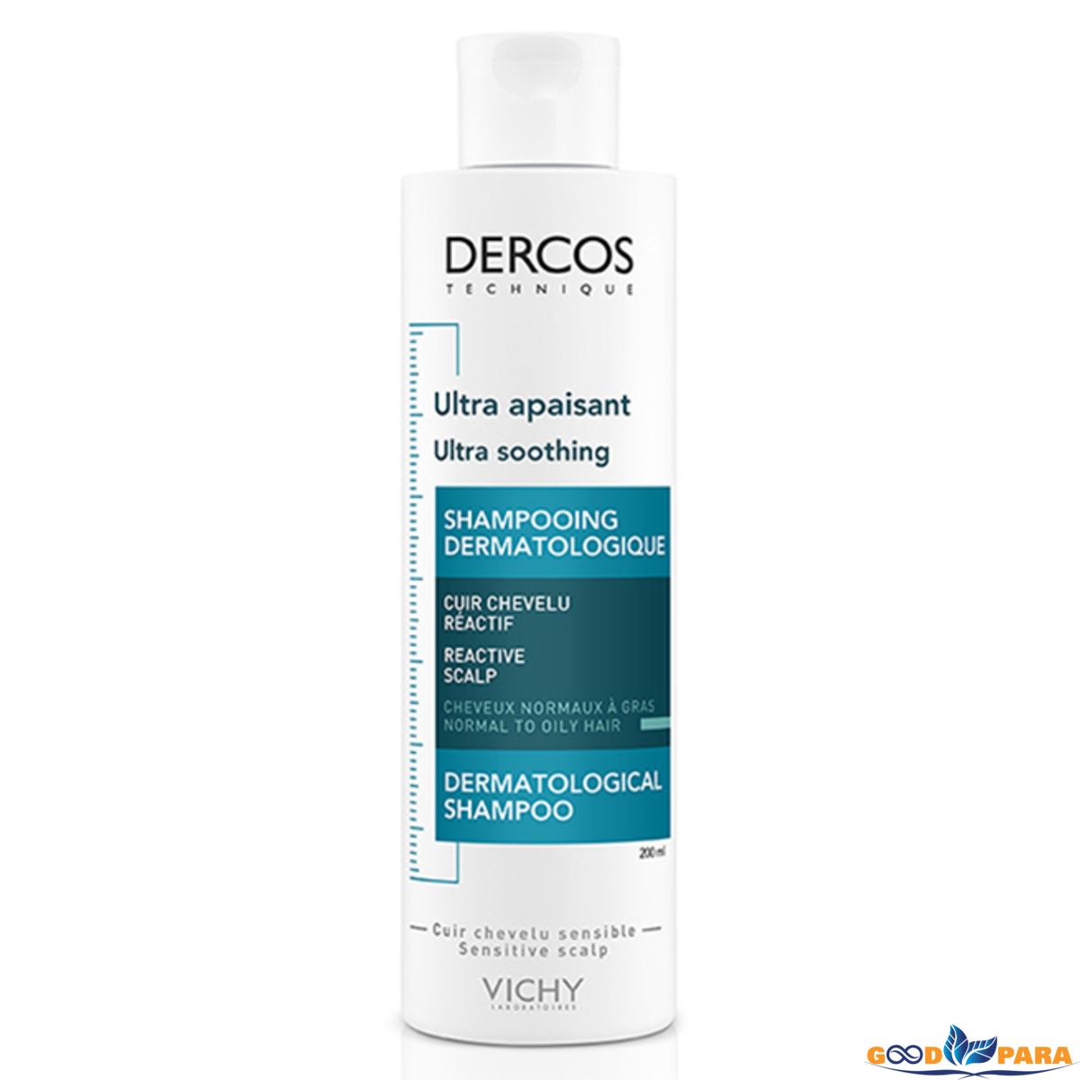 VH DERCOS ULTRA-APAISANT CHEV GRAS 200ML