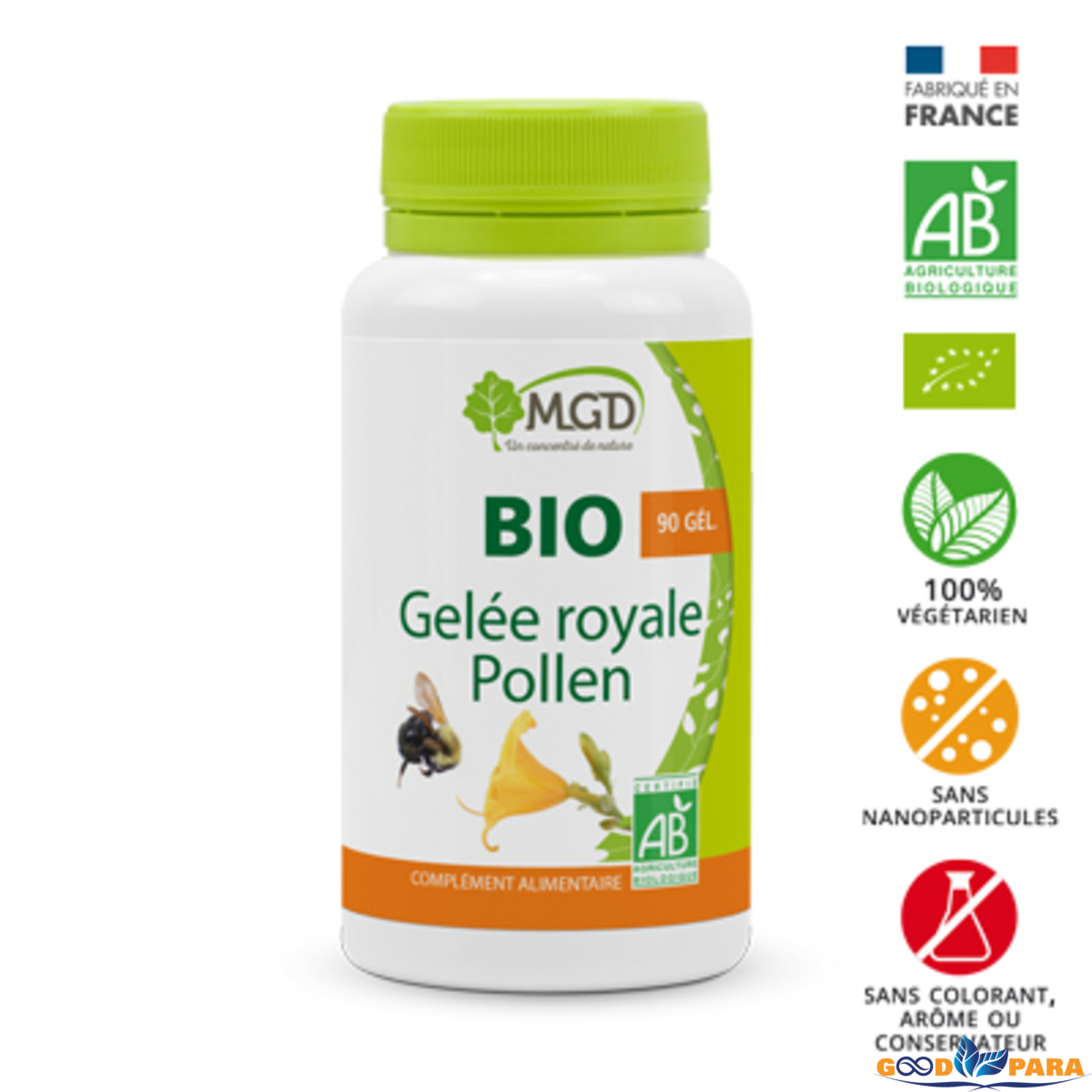 TRA MGD GELLE ROYAL+ POLLEN BIO/ 90GELULES