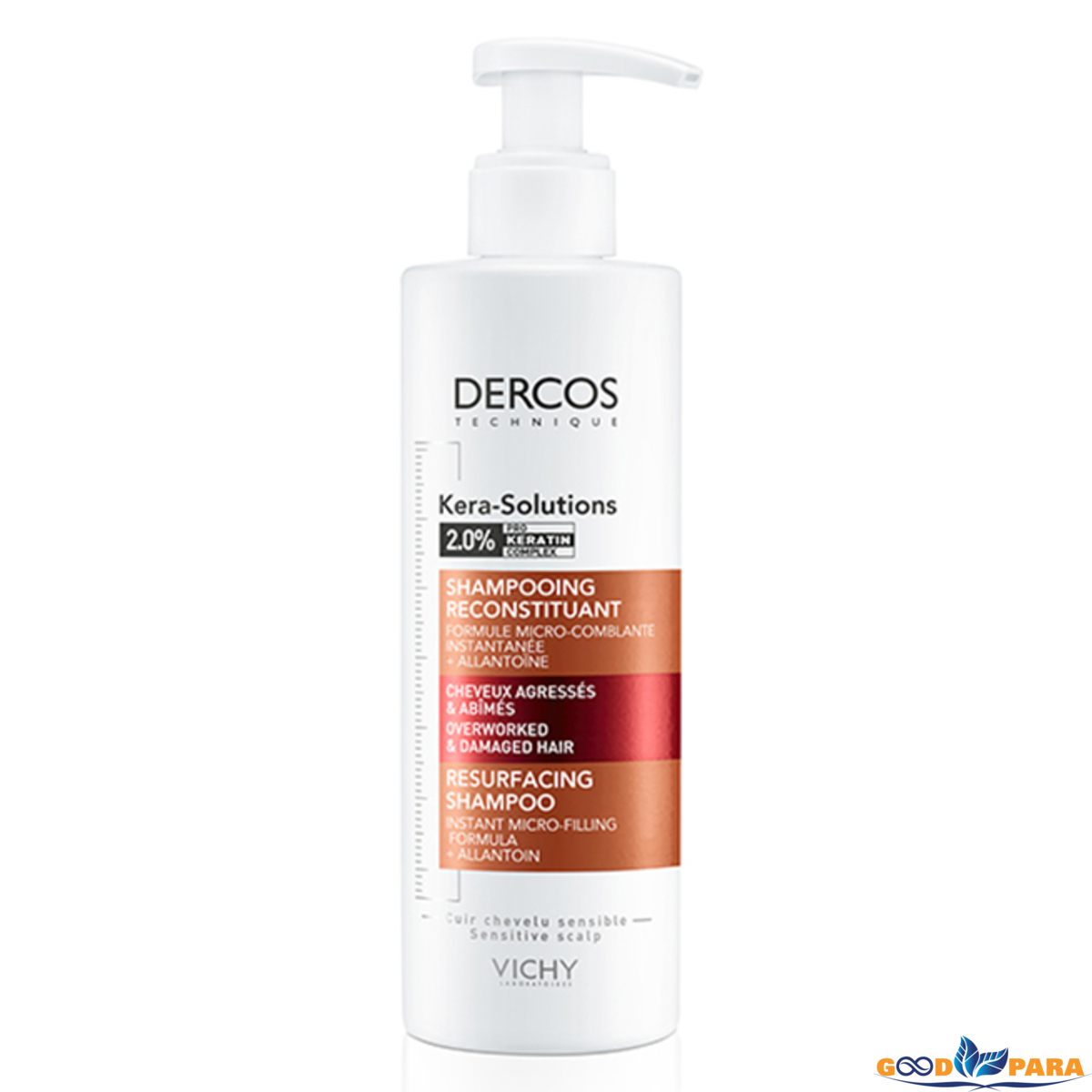 VH DERCOS KERASOL SHAMP 250ML