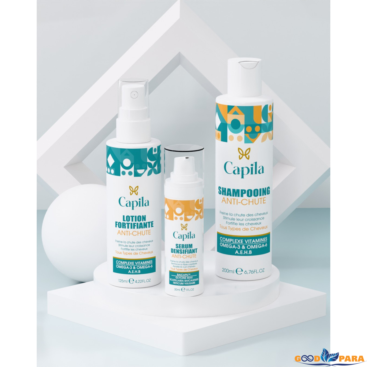 capila pack shampoing+lotion+serum