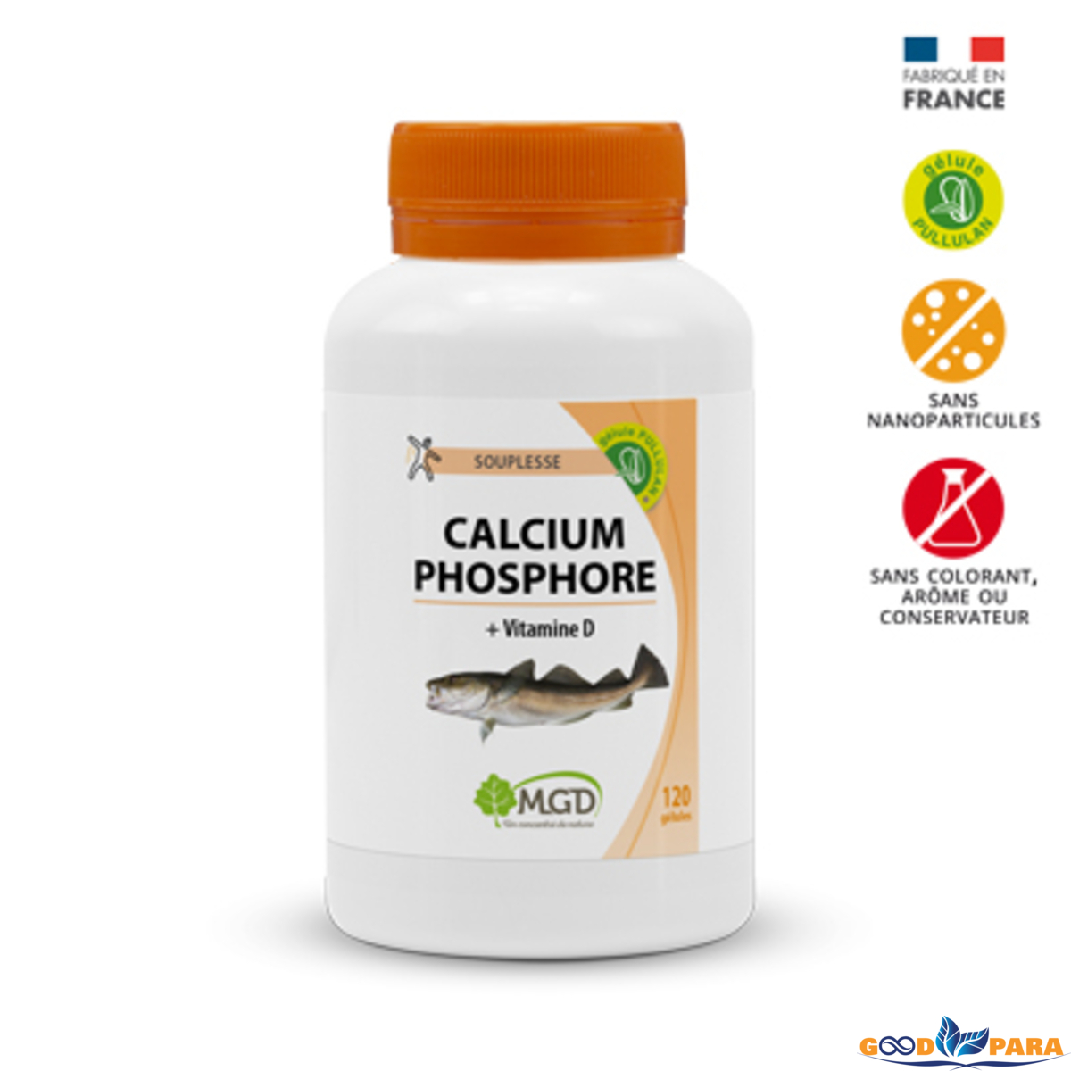 MGD CALCIUM PHOSPHORE 120 GELULES