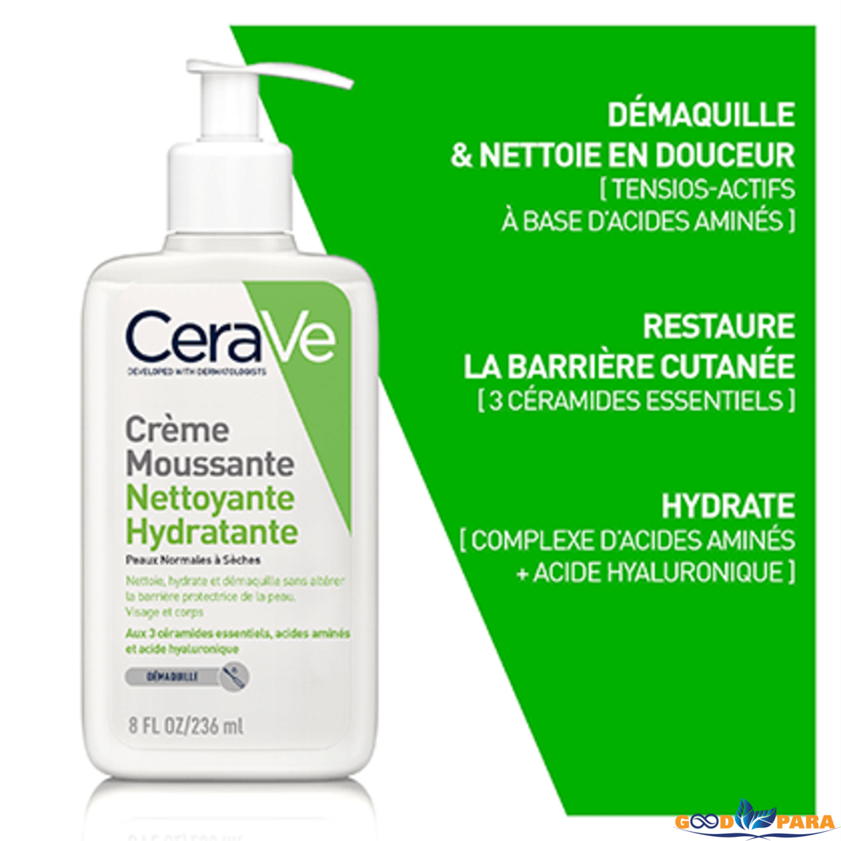 CERAVE CREME MOUSSANTE HYDRATANTE 236ML