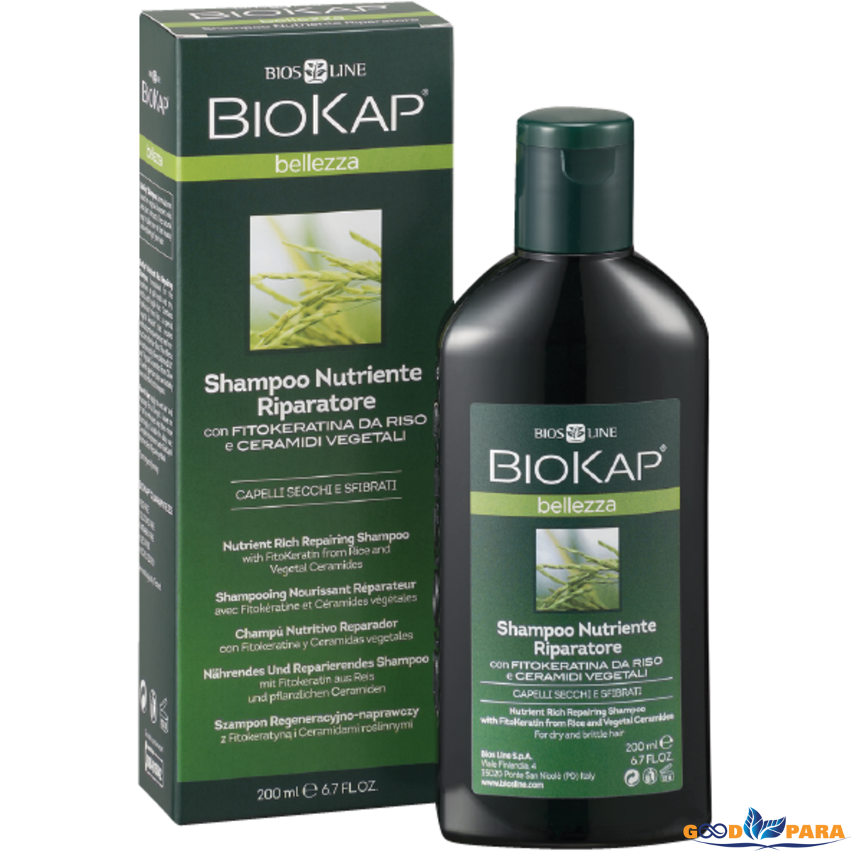 BP BIOKAP SHP NOURISSANT REPARATEUR CHEVEUX SECS 200ML