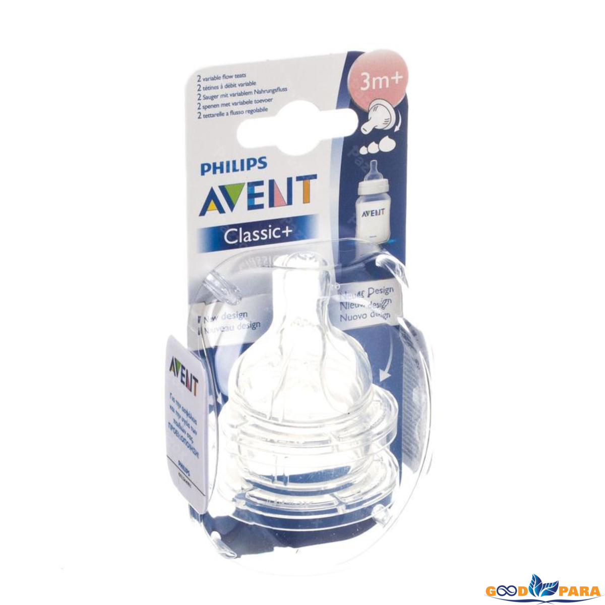 AVENT 2TETINES 3M+/VARIABLE