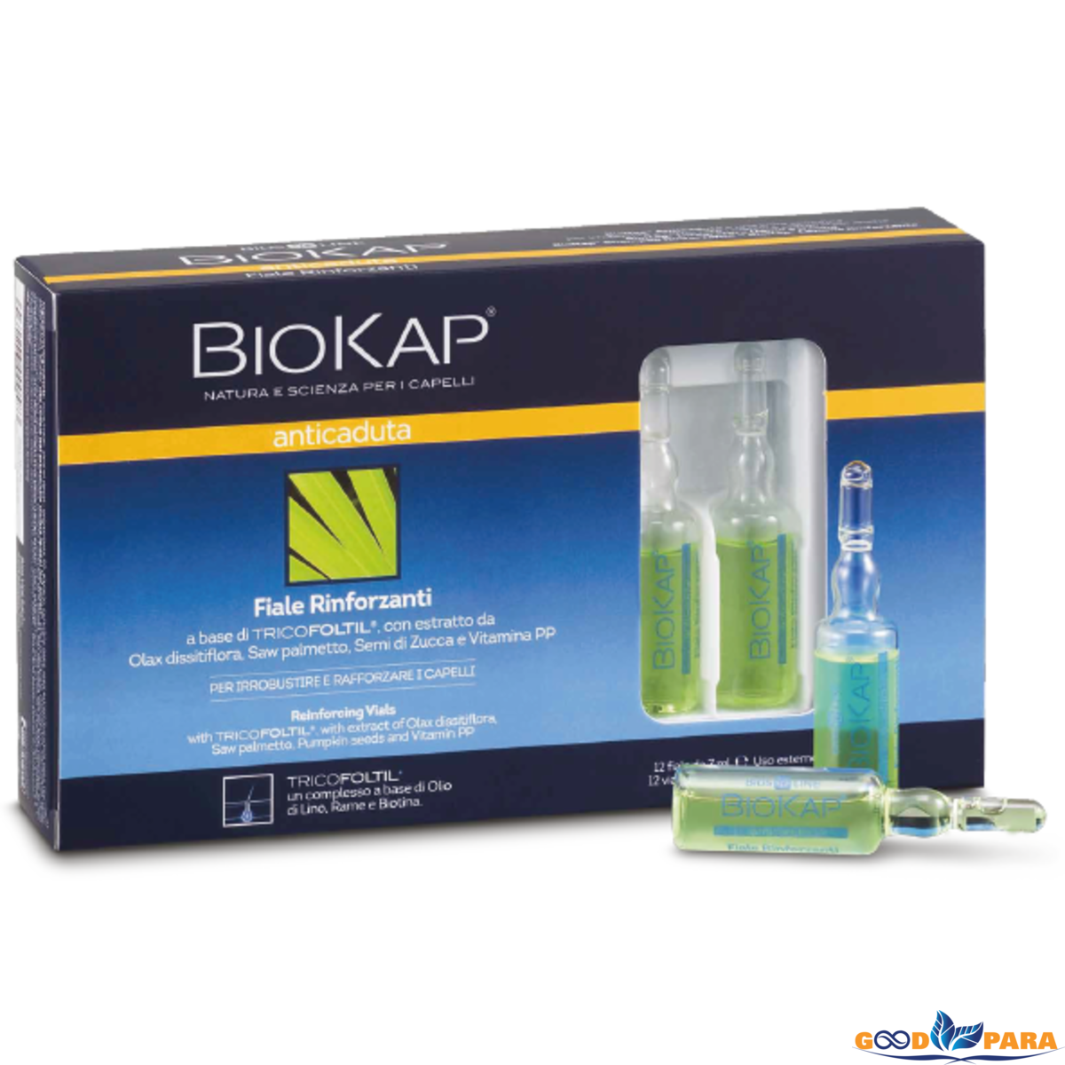 BP BIOKAP AMPOULES RENFORCANT ANTI-CHUTE 12 AMPOUL