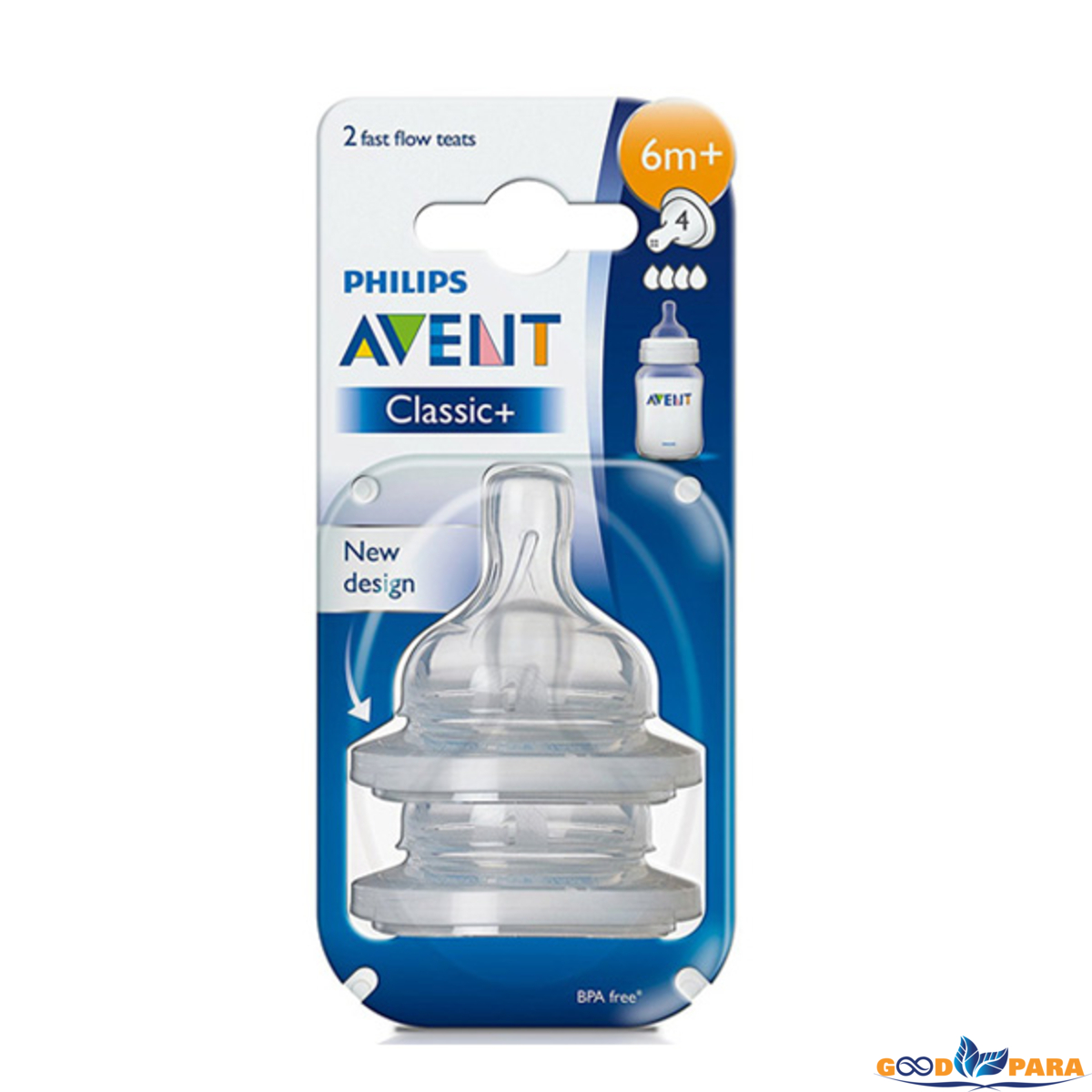 AVENT 2TETINES 6M+/4T